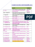 Field Visit Plan for Staples