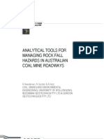 Analytical Tools For Managing Rock Fall Hazards in Australian Coal Mine Roadways