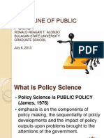 DISCIPLINE OF PUBLIC POLICY