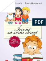 Preview Invat Sa Scriu Corect-Clasa A IV-A-Petru Hurducaciu-Paula Hurducaci