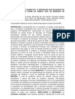 Avaliação Do Pet-Saúde-Ufc. A Percepção Dos Bolsistas de Dois Centros de Saúde Da Família (CSF) Do Município de Fortaleza