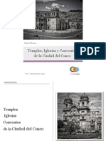 Templos, Iglesias y Conventos de La Ciudad Del Cusco PDF