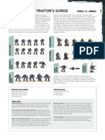 Space Marines Datasheet - Battle Traitors Gorge