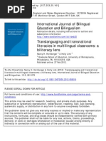Download Hornberger 2012 Translanguaging by norbellam SN151536445 doc pdf