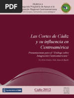 Las Cortes de Cadiz y Su Influencia en Centroamerica