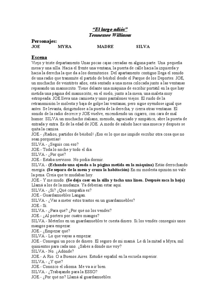 El Largo Adiós Pdf