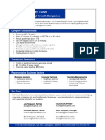 KH Growth Equity Fund - 2 Pager