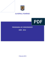 Programul de Convergenta 2009-2012