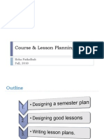 Course & Lesson Planning