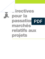 Directives Pour La Passation March Relative Aux Projet FIDA PDF