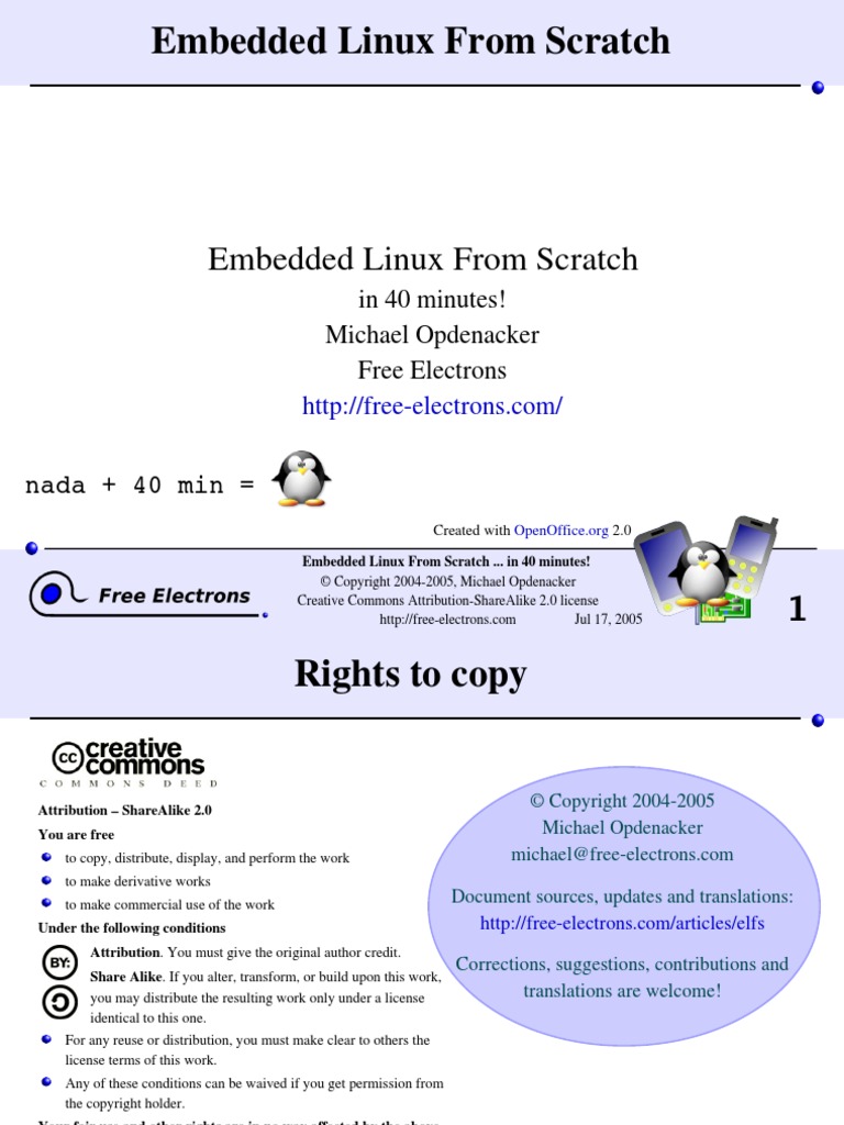 Embedded Linux From Scratch in 40 Minutes | PDF