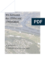 Wir Koblenzer Der 1950er Und 1960er Jahre