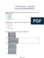 Systemy Wbudowane Pytania I Odpowiedzi SPRAWDZONE