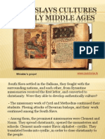 7 - South Slavs cultures in early Middle Ages