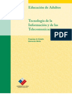 Tecnologia de La Informacion y de Las Telecomunicaciones Media Adultos