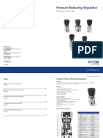 Pressure Reducing Regulator: PR, PM, PH, PD, PL