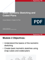 Engineering 1182: Basic Isometric Sketching and Coded Plans
