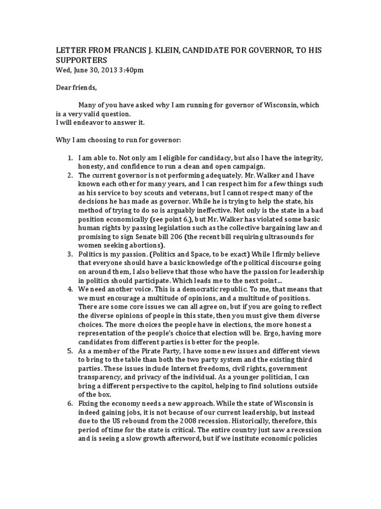 Why Run For Governor? PDF Recession Public Sphere