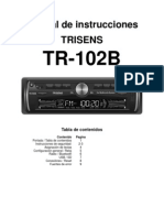 TRISENS TR 102B Manual de Instrucciones Espanol