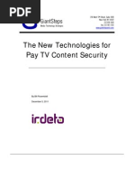 The New Technologies for Pay TV Content Security
