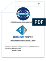Internship Report On Askari Bank Limited