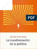 La transformación de la política - Daniel Innerarity