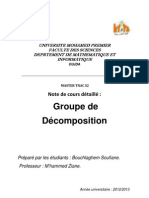 Groupe de Decomposition PDF