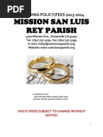 Download Wedding Policy 2013 by sanluisreyparish SN151628415 doc pdf