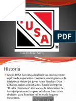 Historia IUSA 1939 fundación fabricación portamechas