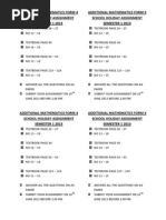 Form 4 Mathematics Practice Exercises | PDF