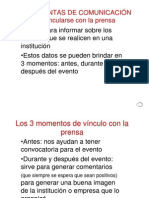 Difusion Con La Prensa 2010