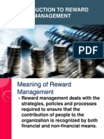 1 Introduction To Reward Management