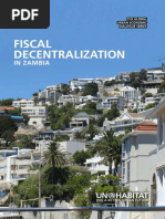 Download Fiscal Decentralization in Zambia by United Nations Human Settlements Programme UN-HABITAT SN151657730 doc pdf