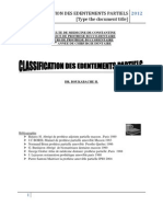 Classification Des Edentements Partielles2012