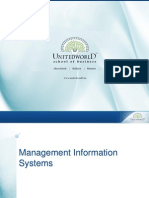 Level of People and Their Information Needs Presentation - Unitedworld School of Business