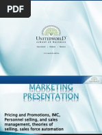Marketing Management II  Presentation - Unitedworld School of Business