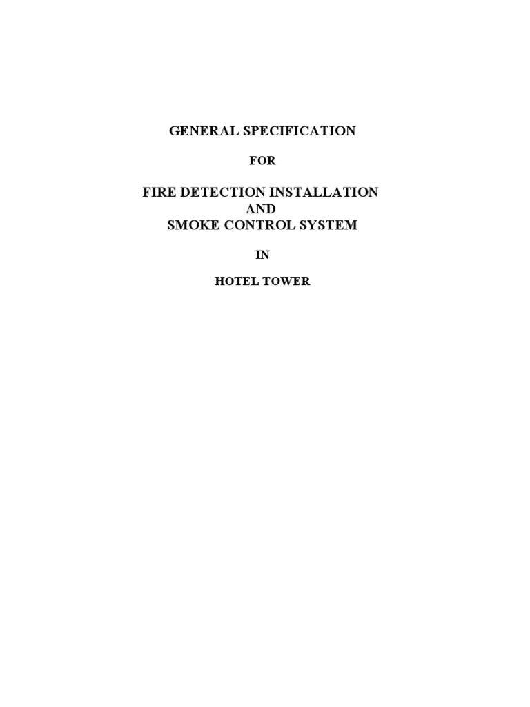 General Specification | PDF | Technology & Engineering