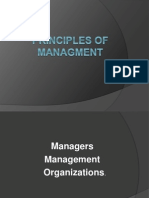 Principle of Managment