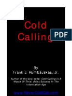 Cold Calling - by Frank J. Rumbauskas, JR PDF