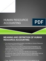 Human resource accounting