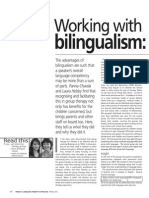 Working With Bilingualism: The Aim of Our Care.