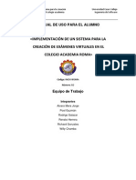 Manual de Uso para El Alumno