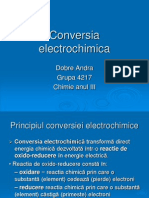 Conversia electrochimica