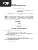 Código Tributário Municipal 02.97