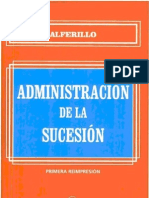 Administracion de La Sucesion - Pascual Eduardo Alferillo