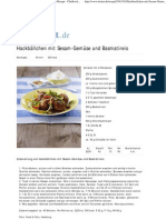 Hackbällchen mit Sesam-Gemüse und Basmatireis Rezept - Chefkoch-Rezepte auf LECKER