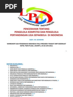 Download PENCERAHAN TENTANG PENGELOLA KOMPETISI DAN PENGELOLA PERTANDINGAN LIGA SEPAKBOLA by abdiachwani SN151707911 doc pdf