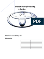 Toyota Motor Manufacturing - Draft 1