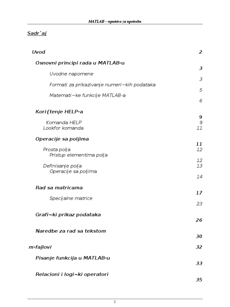 Matlab Tutor | PDF