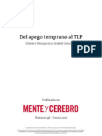 Del Apego Temprano Al TLP